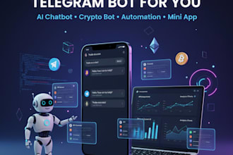 develop airdrop telegram bot or chatbot for your community