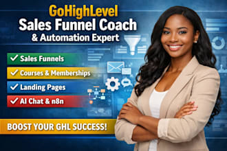 gohighlevel sales funnel go high level email marketing course setup design n8n