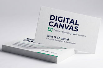 design modern business cards and stationery print ready