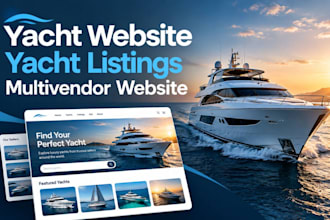 build yacht charter website yacht listing multi vendor ecommerce marketplace