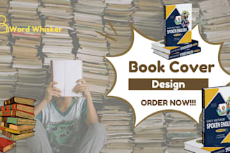 do book, ebook, kdp book, fantasy book cover design