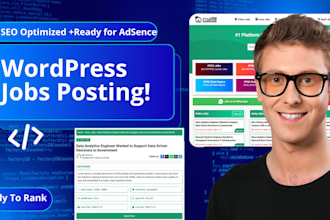 design jobs posting SEO optimized wordpress website