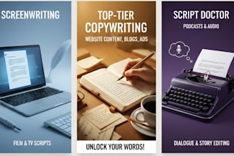 do copy writing and script writing