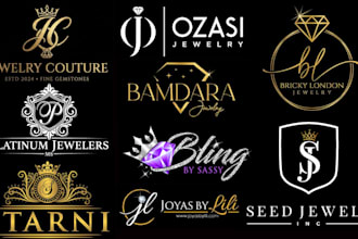 design luxury, jewelry, diamond and crown logo