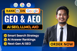 rank your website on ai search engines with ai SEO, aeo, GEO and llmo