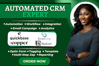 do quickbase copper crm project management scrum dubsado automation notion