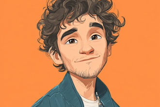 do a cartoon portrait