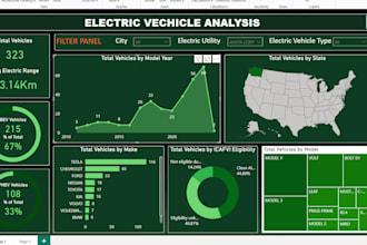 do professional data analysis in power bi and excel