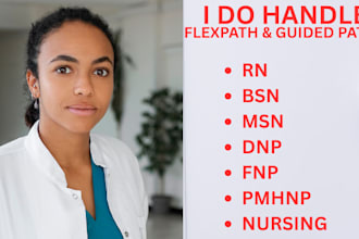 do bsn, rn, msn, dnp, capella flexpath, fnp, pmhnp, agnp