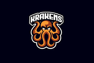 create exclusive and marvelous kraken logo design