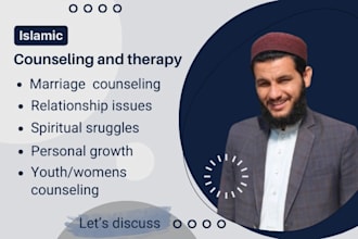 provide islamic counseling and therapy