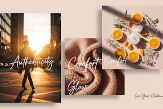 create fashion and product art direction moodboards visual identity for startups