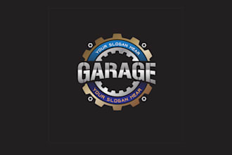 create wonderful and excellent garage logo design