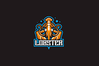 create high quality and beautiful kraken logo design