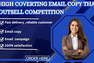 write a high converting email copy that sells
