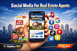 social media marketing content for real estate agent realtor
