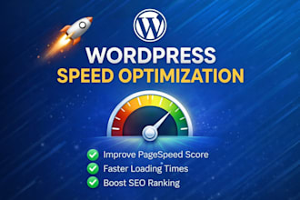 do wordpress speed optimization and performance boost