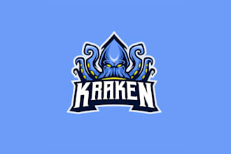 create creative and good looking kraken logo design