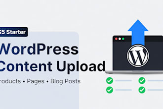 upload products or content to your wordpress website quickly