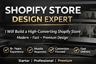 build and design a premium shopify store