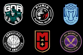 create professional soccer badge football crest logo for you