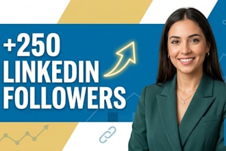 add new 250 linkedin followers