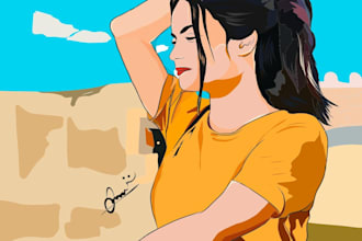 craft modern custom illustrations