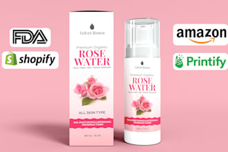 redesign and rebrand skincare packaging professionally