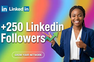 upgrade to new 250 linkedin followers