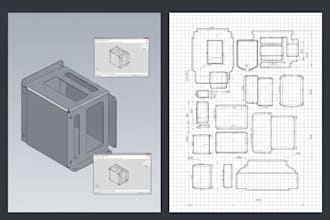 do professional sheet metal and nesting drawings for laser