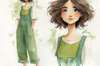 paint watercolor illustration and watercolor art