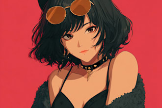 create anime character design for original oc