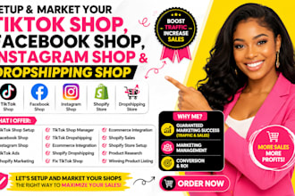 do shopify marketing, ecommerce sales funnel, facebook instagram or tiktok ads