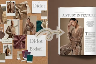 design editorial art direction for magazines and lookbooks graphic design logo