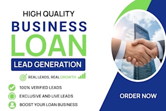 business loan lead generation with google and meta ads