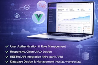 build scalable laravel saas platform with vue js frontend