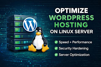 configure and optimize wordpress hosting on linux server