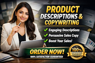 do engaging ecommerce product description writing, sales copy