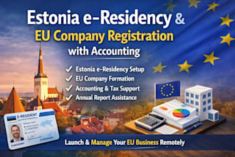 register estonia eresidency, eu company registration and annual reporting