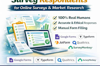 provide real survey respondents for your online surveys and market research