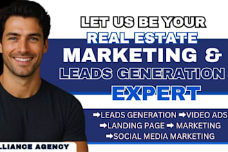 generate USA, canada real estate leads, australia real estate leads facebook ads