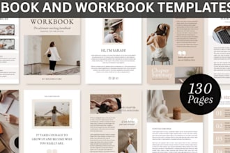german editable canva ebook workbook cookbook freebie wellness digital products