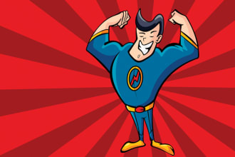 design and illustrate a vector cartoon character or mascot