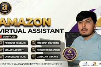 your expert amazon fba virtual assistant, amazon store VA