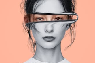 design a modern fashion poster for brands