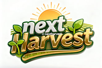 design a custom farming and crop logo for your business