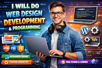 do web design, development and programming