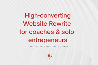 rewrite your website to increase conversions by connecting visitors