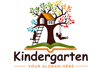 design a professional childcare and preschool logo design