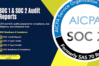 prepare soc 1 or soc 2 audit reports for compliance by a CPA